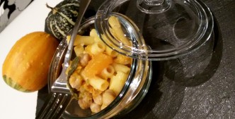 Pasta zucca e ceci