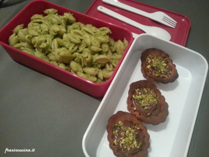 Pasta con crema di piselli