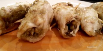 involtini di petto di pollo e carciofi