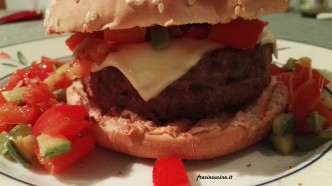 Hamburger con le verdure