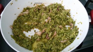 cottura zucchine e calamari