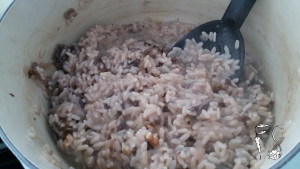 risotto radicchio e gorgonzola