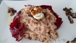 risotto al radicchio e gorgonzola