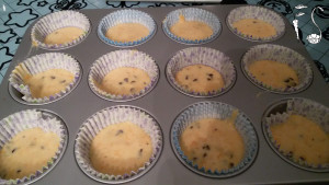 muffin con zucca e gocce di cioccolato