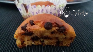 muffin con zucca e gocce di cioccolato