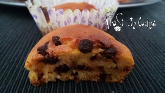 muffin con zucca e gocce di cioccolato