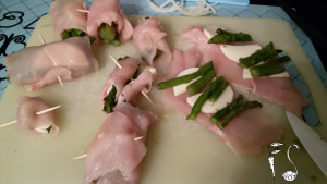 involtini con asparagi