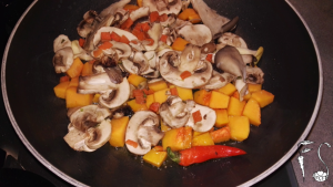 risotto zucca e funghi_zucca e funghi
