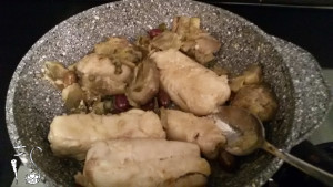 filetti di merluzzo con carciofi