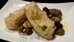 filetto di merluzzo con carciofi