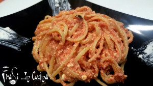 linguine al sugo di ricotta