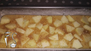 Plum cake arancia e mela