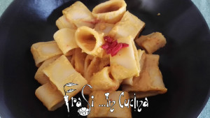 Anelli con crema di cannellini e bacche di Goji