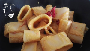 Anelli con crema di cannellini e bacche di Goji