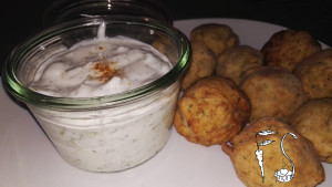 Polpette di ceci e spezie con salsa di yogurt 2
