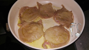 Scaloppine con crema al latte_scaloppine
