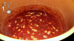 Fagioli all'uccelletto_preparazione