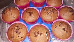 Muffin al cacao senza latte
