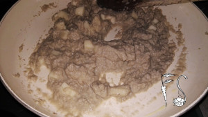 Pasta con crema di funghi e taleggio_crema