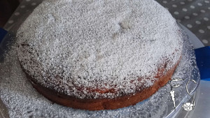 Torta alle pesche