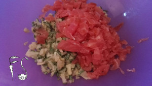 Cannelloni con pesto di pistacchi_preparazione ripieno