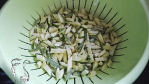 Zucchine sott'olio_preparazione