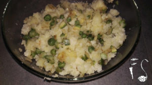 Mini veggie burger_patate piselli e zucchine